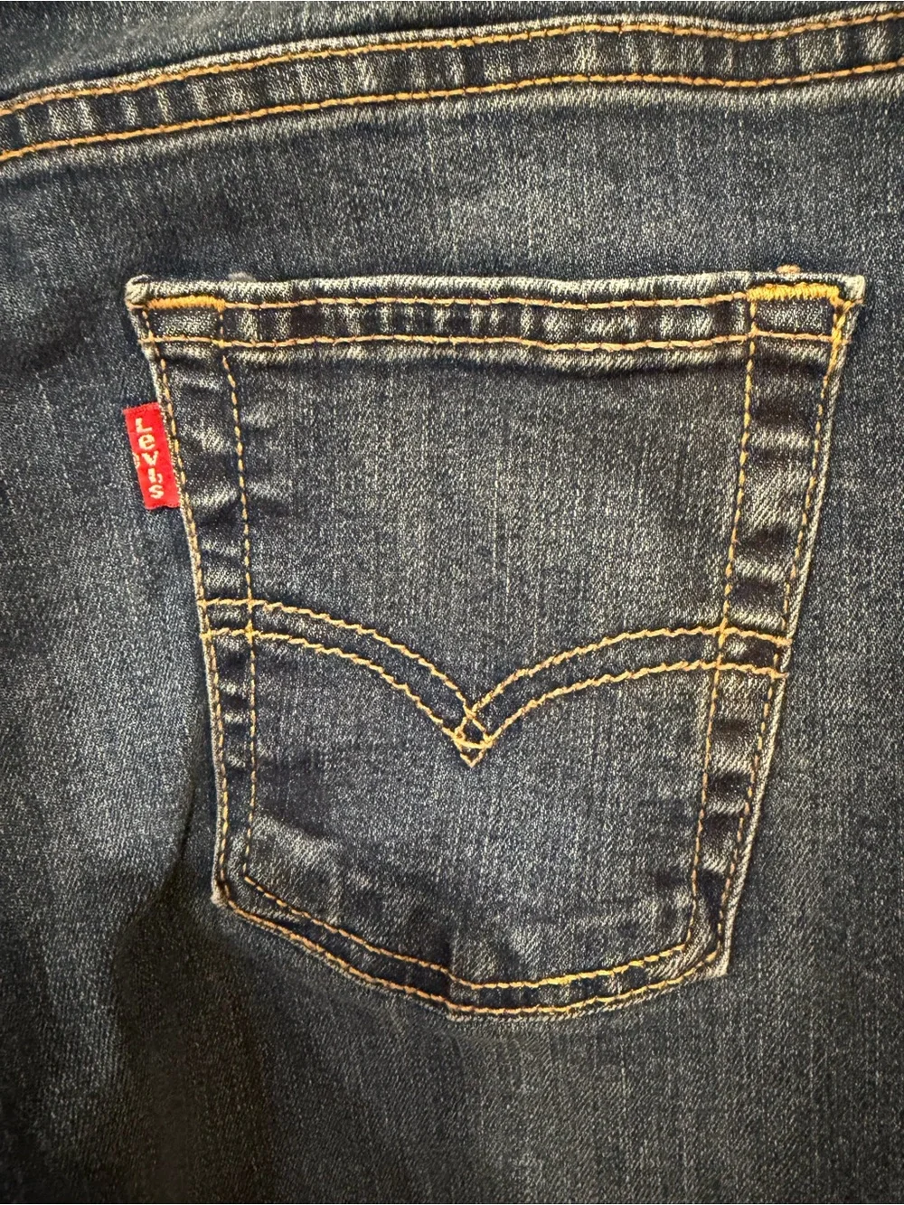 Youth Levi's Dark Blue Jeans